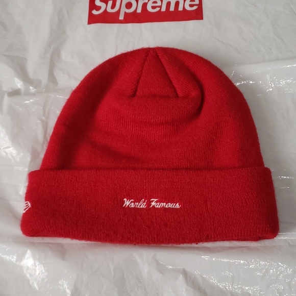 Red Supreme Beanie - Picture 2 of 6